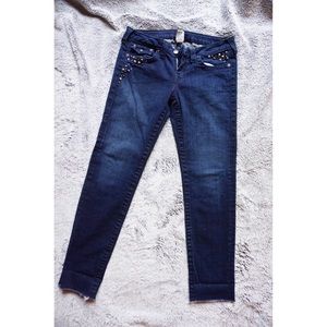 True Religion | Studded Rhinestone Billie BLUEJean